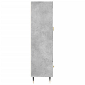 vidaXL Highboard Concrete Grey 69.5x31x115 cm Engineered Wood