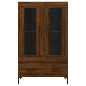 vidaXL Highboard Brown Oak 69.5x31x115 cm Engineered Wood