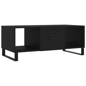 vidaXL Coffee Table Black 102x50x40 cm Engineered Wood