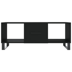 vidaXL Coffee Table Black 102x50x40 cm Engineered Wood