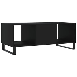 vidaXL Coffee Table Black 102x50x40 cm Engineered Wood