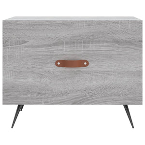 vidaXL Coffee Tables 2 pcs Grey Sonoma 50x50x40 cm Engineered Wood