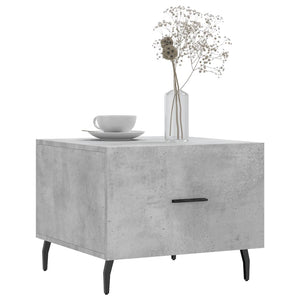 vidaXL Coffee Table Concrete Grey 50x50x40 cm Engineered Wood