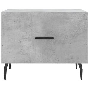 vidaXL Coffee Table Concrete Grey 50x50x40 cm Engineered Wood