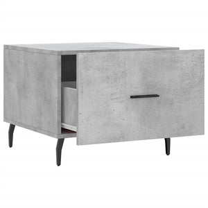 vidaXL Coffee Table Concrete Grey 50x50x40 cm Engineered Wood