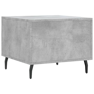 vidaXL Coffee Table Concrete Grey 50x50x40 cm Engineered Wood