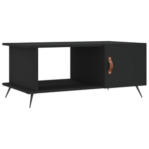 vidaXL Coffee Table Black 90x50x40 cm Engineered Wood