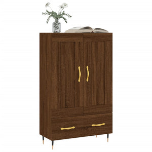 vidaXL Highboard Brown Oak 69.5x31x115 cm Engineered Wood