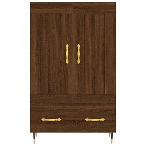 vidaXL Highboard Brown Oak 69.5x31x115 cm Engineered Wood