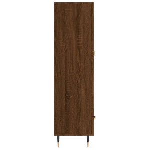 vidaXL Highboard Brown Oak 69.5x31x115 cm Engineered Wood