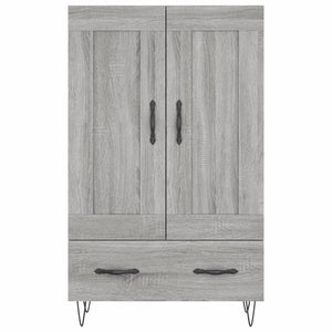 vidaXL Highboard Grey Sonoma 69.5x31x115 cm Engineered Wood