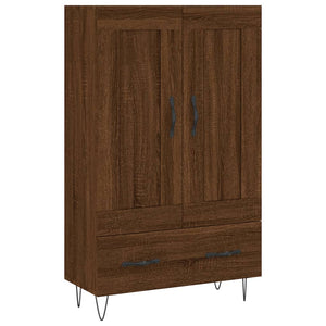 vidaXL Highboard Brown Oak 69.5x31x115 cm Engineered Wood