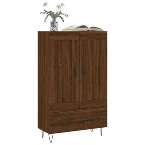 vidaXL Highboard Brown Oak 69.5x31x115 cm Engineered Wood