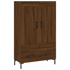 vidaXL Highboard Brown Oak 69.5x31x115 cm Engineered Wood