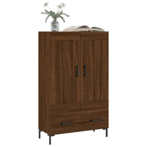 vidaXL Highboard Brown Oak 69.5x31x115 cm Engineered Wood