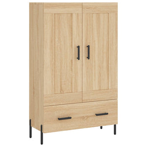 vidaXL Highboard Sonoma Oak 69.5x31x115 cm Engineered Wood