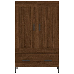 vidaXL Highboard Brown Oak 69.5x31x115 cm Engineered Wood