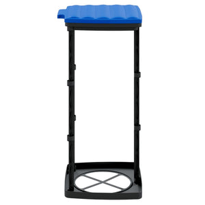 vidaXL Rubbish Bag Holders 2 pcs Black and Blue 60 L PP