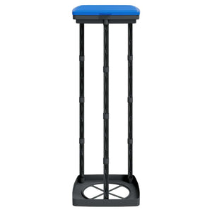 vidaXL Rubbish Bag Holders 2 pcs Black and Blue 120 L PP