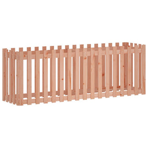 vidaXL Garden Raised Bed with Fence Design 200x50x70 cm Solid Wood Douglas