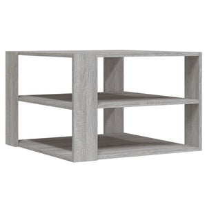 vidaXL Coffee Table Grey Sonoma 59.5x59.5x40 cm Engineered Wood