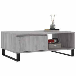 vidaXL Coffee Table Grey Sonoma 90x60x35 cm Engineered Wood