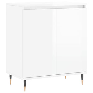 vidaXL Sideboard High Gloss White 60x35x70 cm Engineered Wood