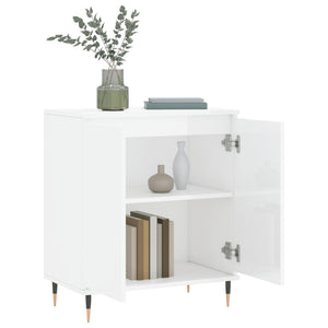 vidaXL Sideboard High Gloss White 60x35x70 cm Engineered Wood