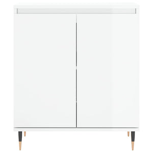 vidaXL Sideboard High Gloss White 60x35x70 cm Engineered Wood