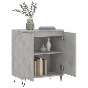 vidaXL Sideboard Concrete Grey 60x35x70 cm Engineered Wood