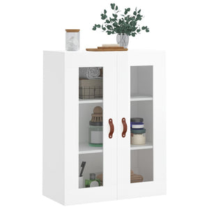 vidaXL Wall Mounted Cabinet High Gloss White 69.5x34x90 cm