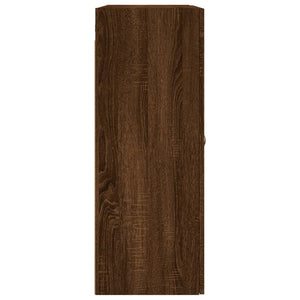 vidaXL Wall Mounted Cabinet Brown Oak 69.5x34x90 cm