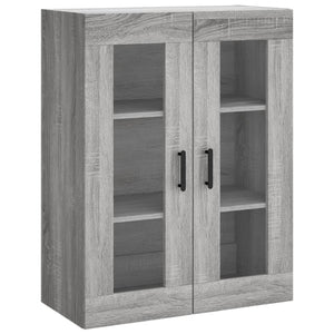 vidaXL Wall Mounted Cabinet Grey Sonoma 69.5x34x90 cm