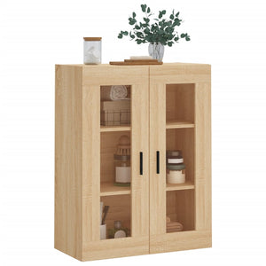 vidaXL Wall Mounted Cabinet Sonoma Oak 69.5x34x90 cm