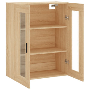 vidaXL Wall Mounted Cabinet Sonoma Oak 69.5x34x90 cm