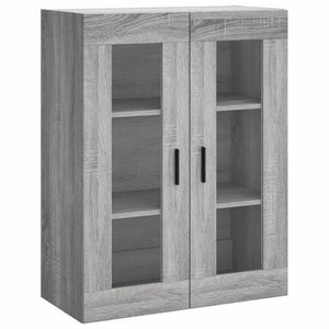 vidaXL Wall Mounted Cabinet Grey Sonoma 69.5x34x90 cm