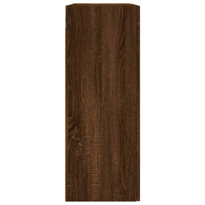 vidaXL Wall Mounted Cabinet Brown Oak 69.5x34x90 cm