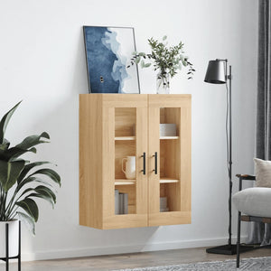 vidaXL Wall Mounted Cabinet Sonoma Oak 69.5x34x90 cm