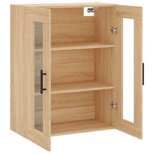 vidaXL Wall Mounted Cabinet Sonoma Oak 69.5x34x90 cm