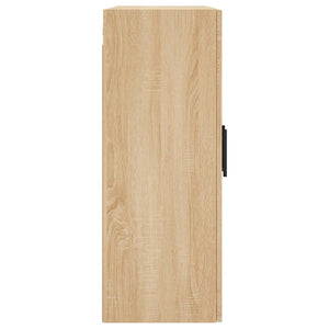 vidaXL Wall Mounted Cabinet Sonoma Oak 69.5x34x90 cm