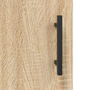 vidaXL Wall Mounted Cabinet Sonoma Oak 69.5x34x90 cm