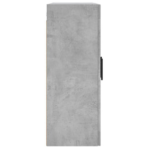 vidaXL Wall Mounted Cabinet Concrete Grey 69.5x34x90 cm