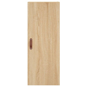 vidaXL Wall Mounted Cabinet Sonoma Oak 34.5x34x90 cm