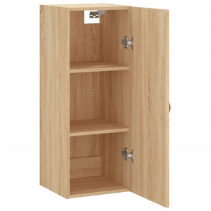 vidaXL Wall Mounted Cabinet Sonoma Oak 34.5x34x90 cm