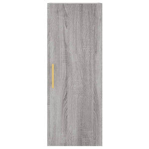 vidaXL Wall Mounted Cabinet Grey Sonoma 34.5x34x90 cm