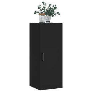 vidaXL Wall Mounted Cabinet Black 34.5x34x90 cm