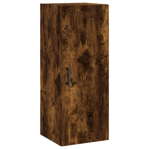 vidaXL Wall Mounted Cabinet Smoked Oak 34.5x34x90 cm