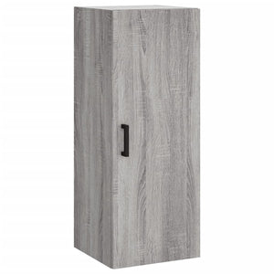 vidaXL Wall Mounted Cabinet Grey Sonoma 34.5x34x90 cm