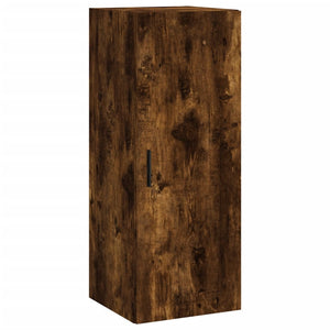 vidaXL Wall Mounted Cabinet Smoked Oak 34.5x34x90 cm