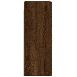 vidaXL Wall Mounted Cabinet Brown Oak 34.5x34x90 cm